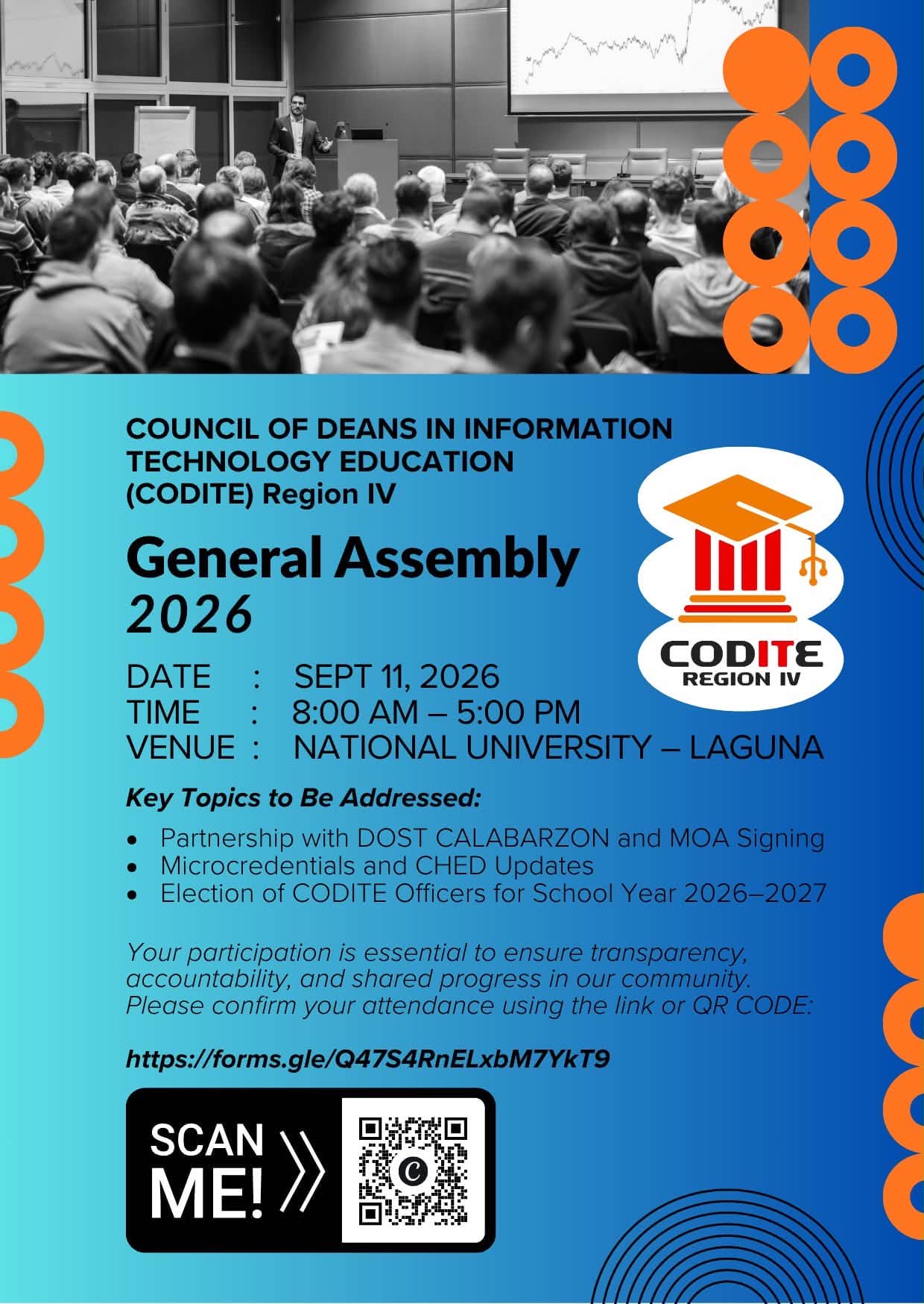 CODITE Region IV General Assembly 2026